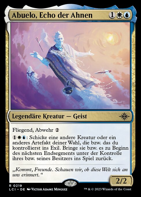 Abuelo, Echo der Ahnen LCI-219 Rare Good Deutsch Foil