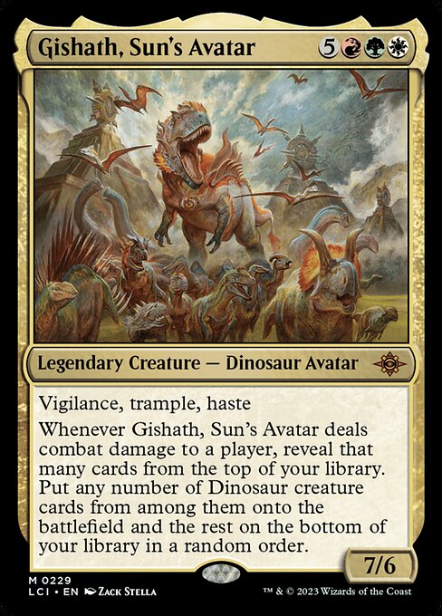 Gishath, Sun's Avatar LCI-229 Mythic Near Mint Englisch