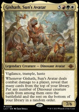 Gishath, Avatar der Sonne LCI-229 Mythic Near Mint Deutsch Foil