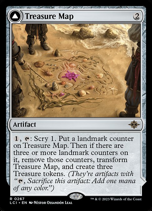 Treasure Map / Treasure Cove LCI-267 Rare Near Mint Englisch