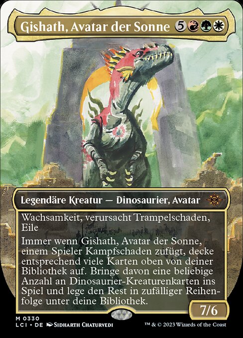 Gishath, Avatar der Sonne XLCI-330 Mythic Excellent Deutsch