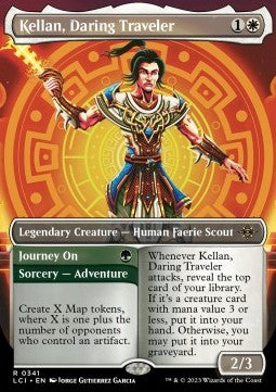 Kellan, Daring Traveler // Journey On XLCI-341 Rare Near Mint Englisch Foil