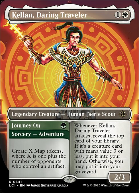 Kellan, Daring Traveler // Journey On XLCI-341 Rare Near Mint Englisch Foil