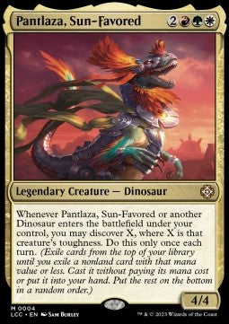 Pantlaza, Sun-Favored LCC-4 Mythic Near Mint Englisch Foil