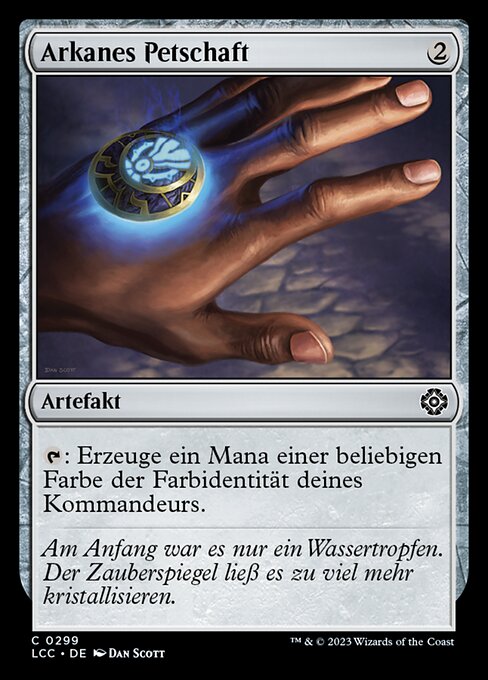 Arkanes Petschaft LCC-299 Common Light Played Deutsch