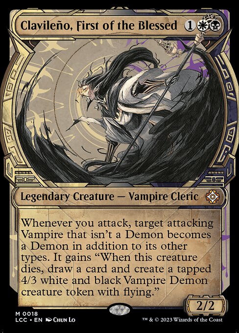 Clavileño, Anführer der Gesegneten (V.1) XLCC-18 Mythic Near Mint Englisch Foil