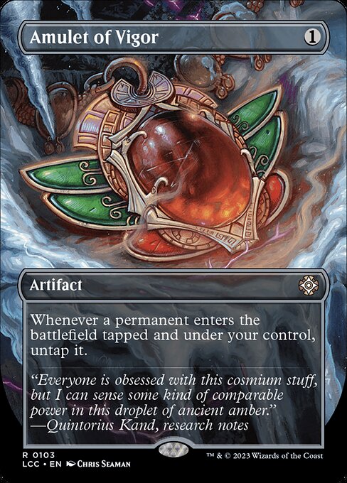 Amulet of Vigor XLCC-103 Rare Light Played Englisch