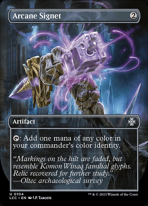 Arkanes Petschaft XLCC-104 Uncommon Boosterfrisch Englisch Foil