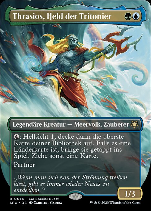 Thrasios, Held der Tritonier SPG-16 Rare Excellent Deutsch Foil