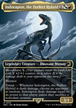 Indoraptor, the Perfect Hybrid (V.1) REX-15 Rare Near Mint Englisch
