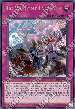 Großes Willkommens-Labrynth OP23-DE003 Ultimate Rare Near Mint Deutsch