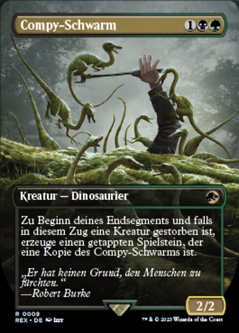 Compy Swarm (V.1) REX-9 Rare Excellent Deutsch Foil