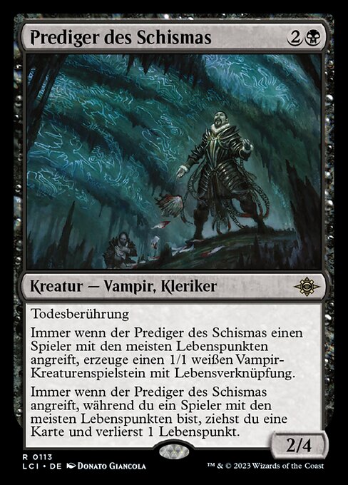 Prediger des Schismas LCI-113 Rare Near Mint Deutsch