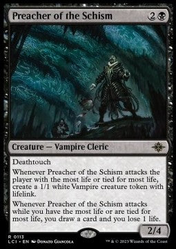 Prediger des Schismas LCI-113 Rare Excellent Deutsch Foil