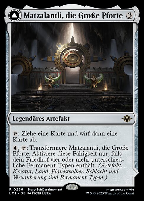 Matzalantli, die Große Pforte // Der Weltenkern LCI-256 Rare Good Deutsch