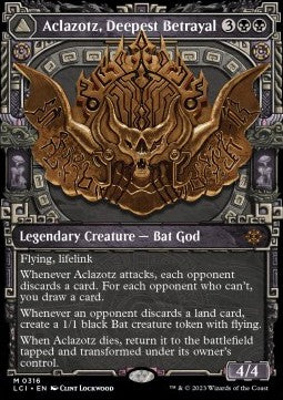 Aclazotz, Tiefster Verrat // Tempel der Toten XLCI-316 Mythic Excellent Deutsch Foil