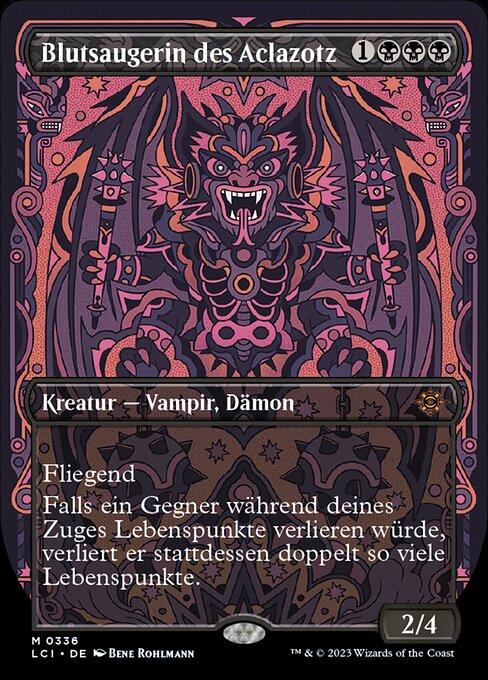 Blutsaugerin des Aclazotz XLCI-336 Mythic Excellent Deutsch