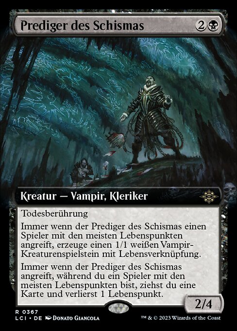 Prediger des Schismas XLCI-367 Rare Excellent Deutsch