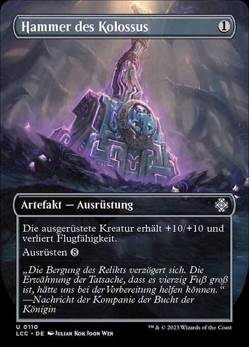 Hammer des Kolossus XLCC-110 Uncommon Excellent Deutsch