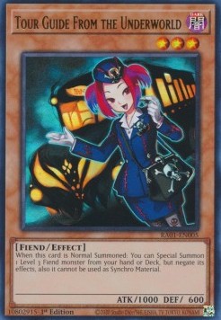 Fremdenführerin aus der Unterwelt RA01-DE005 Ultra Rare Excellent Deutsch 1. Auflage