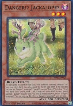 Gefahr!? Wolpertinger? (V.1) RA01-013 Super Rare Excellent Deutsch 1. Auflage