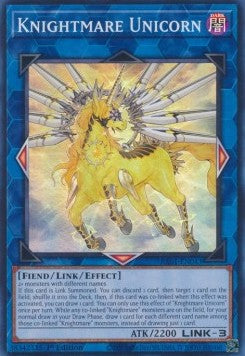 Albtraumritter Einhorn (V.1) RA01-043 Super Rare Near Mint Deutsch 1. Auflage