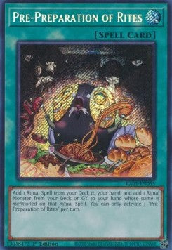 Vor-Vorbereitung der Riten (V.3) RA01-055 Secret Rare Near Mint Deutsch 1. Auflage