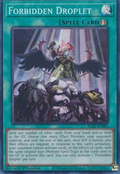 Verbotener Tropfen (V.1) RA01-064 Super Rare Near Mint Deutsch 1. Auflage