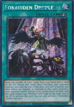 Verbotener Tropfen (V.4) RA01-064 Platinum Secret Rare Excellent Deutsch 1. Auflage