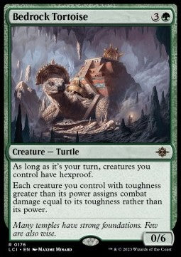 Felssohlenschildkröte LCI-176 Rare Near Mint Deutsch Foil