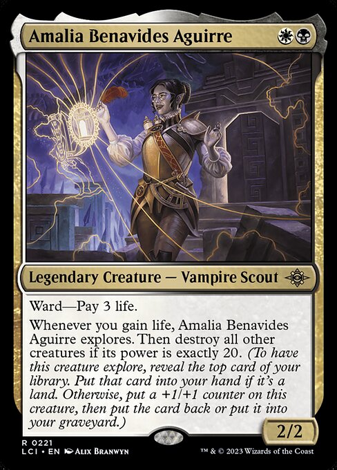 Amalia Benavides Aguirre LCI-221 Rare Excellent Englisch Foil