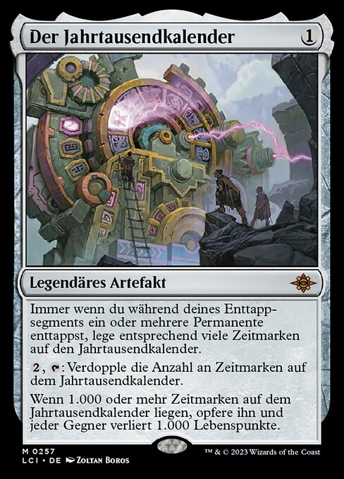 Der Jahrtausendkalender LCI-257 Mythic Near Mint Deutsch