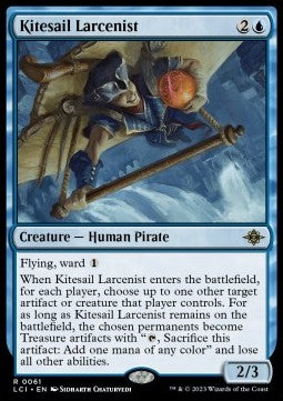 Kitesail Larcenist LCI-61 Rare Excellent Englisch