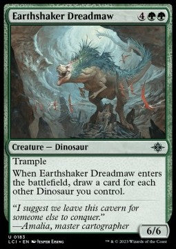 Earthshaker Dreadmaw LCI-183 Uncommon Excellent Englisch Foil