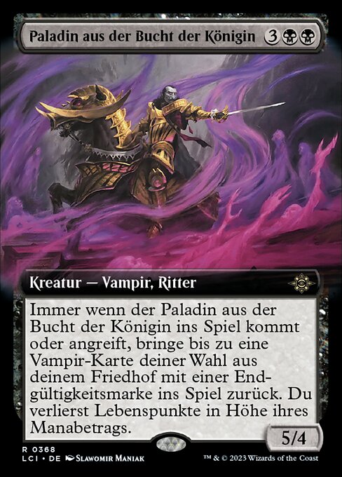 Paladin aus der Bucht der Königin XLCI-368 Rare Excellent Deutsch