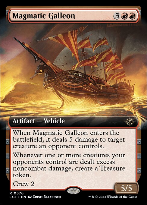 Magmatische Galeone XLCI-376 Rare Excellent Englisch Foil