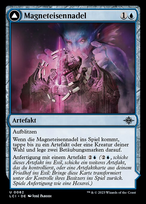 Magneteisennadel // Leitstein-Kompass LCI-62 Near Mint Deutsch