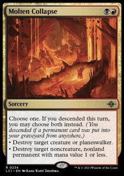 Molten Collapse LCI-234 Rare Excellent Englisch
