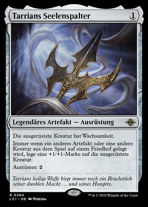 Tarrians Seelenspalter LCI-264 Rare Excellent Deutsch Foil
