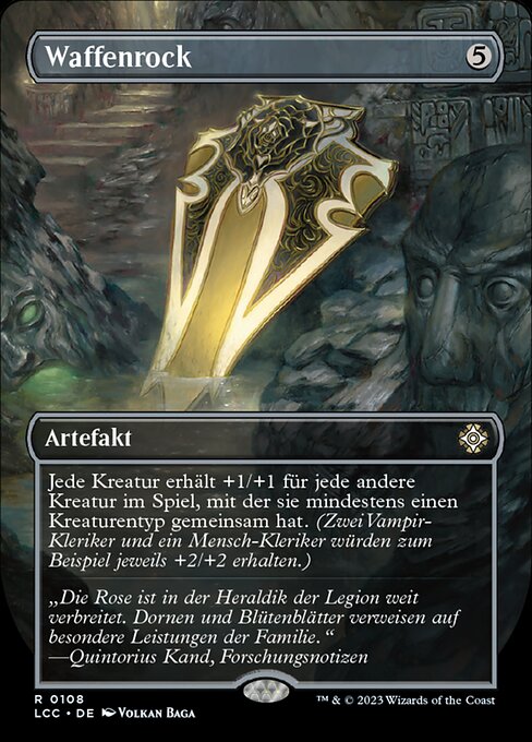 Waffenrock XLCC-108 Rare Near Mint Deutsch