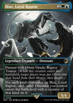 Blue, Loyal Raptor (V.1) REX-8 Rare Excellent Englisch