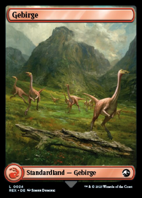 Gebirge REX-24 Land Excellent Deutsch Foil