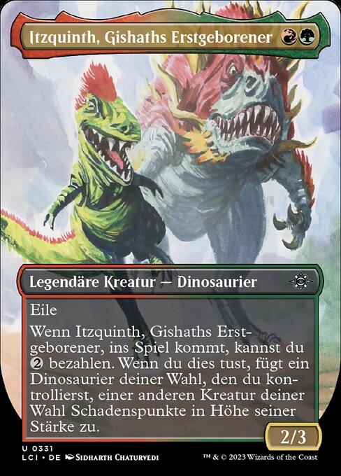 Itzquinth, Gishaths Erstgeborener XLCI-331 Near Mint Deutsch Foil