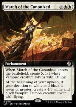 March of the Canonized XLCC-41 Rare Excellent Englisch