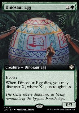 Dinosaurier-Ei XLCC-60 Rare Good Deutsch