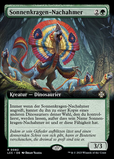 Sonnenkragen-Nachahmer XLCC-62 Rare Near Mint Deutsch