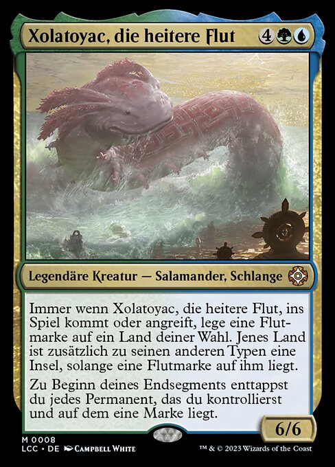 Xolatoyac, die heitere Flut LCC-8 Mythic Near Mint Deutsch Foil
