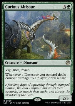 Curious Altisaur LCC-90 Rare Near Mint Englisch
