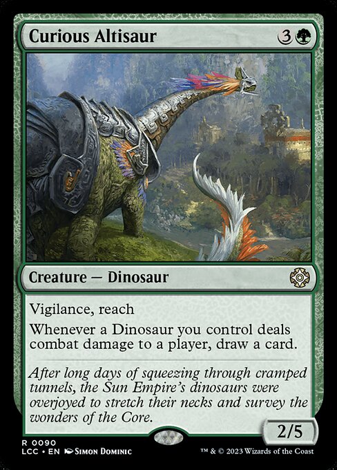 Curious Altisaur LCC-90 Rare Near Mint Englisch