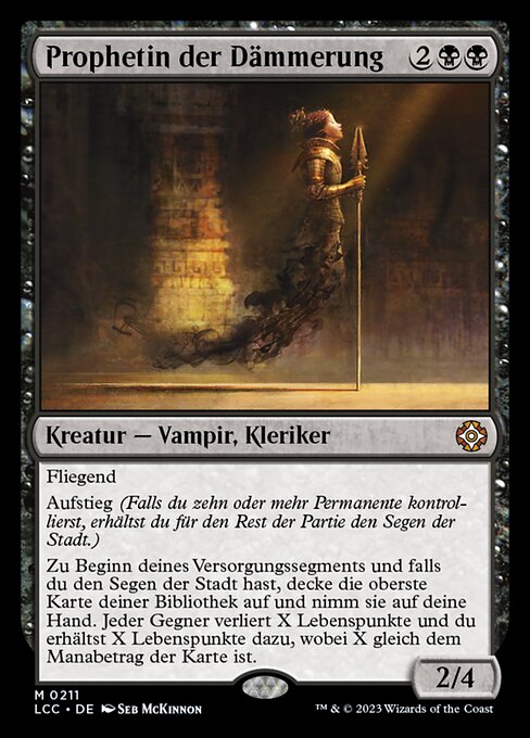 Prophetin der Dämmerung LCC-211 Mythic Near Mint Deutsch